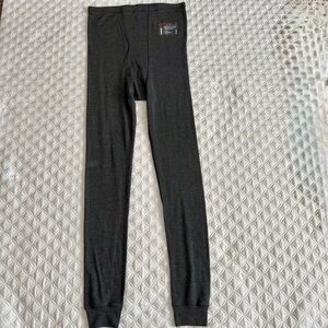 CarbonX Active Base Layer Charcoal Gray Long-John Underwear Legging Size 2XL